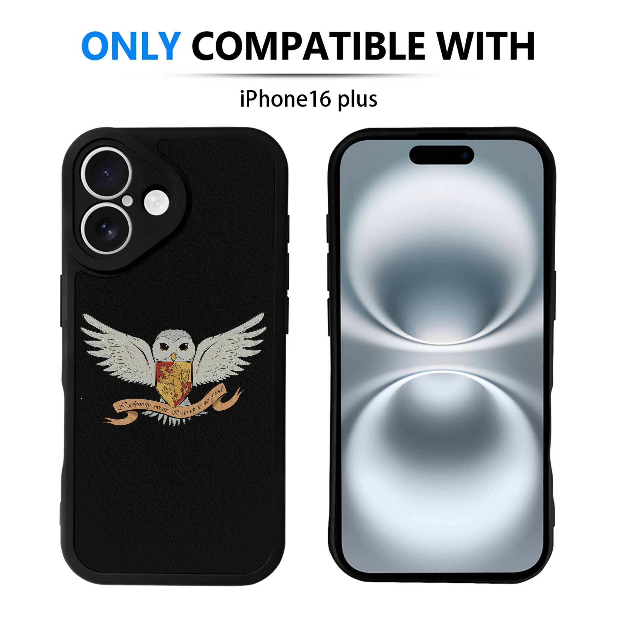 （画像用） Harry Potter ハリー・ポッターシリーズ 【iPhone 16シリーズ対応】シリコンスマホケース（レザー調） 材質：シリコン